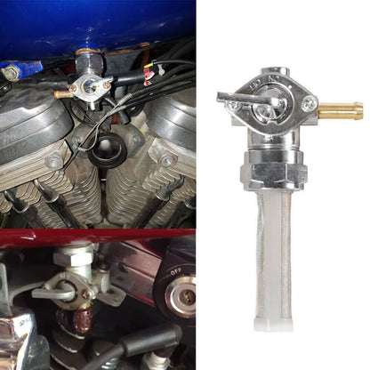 Solidspare 22mm Fuel Valve Petcock Left Spigot fits for Harley Davidson Sportster 883 1000