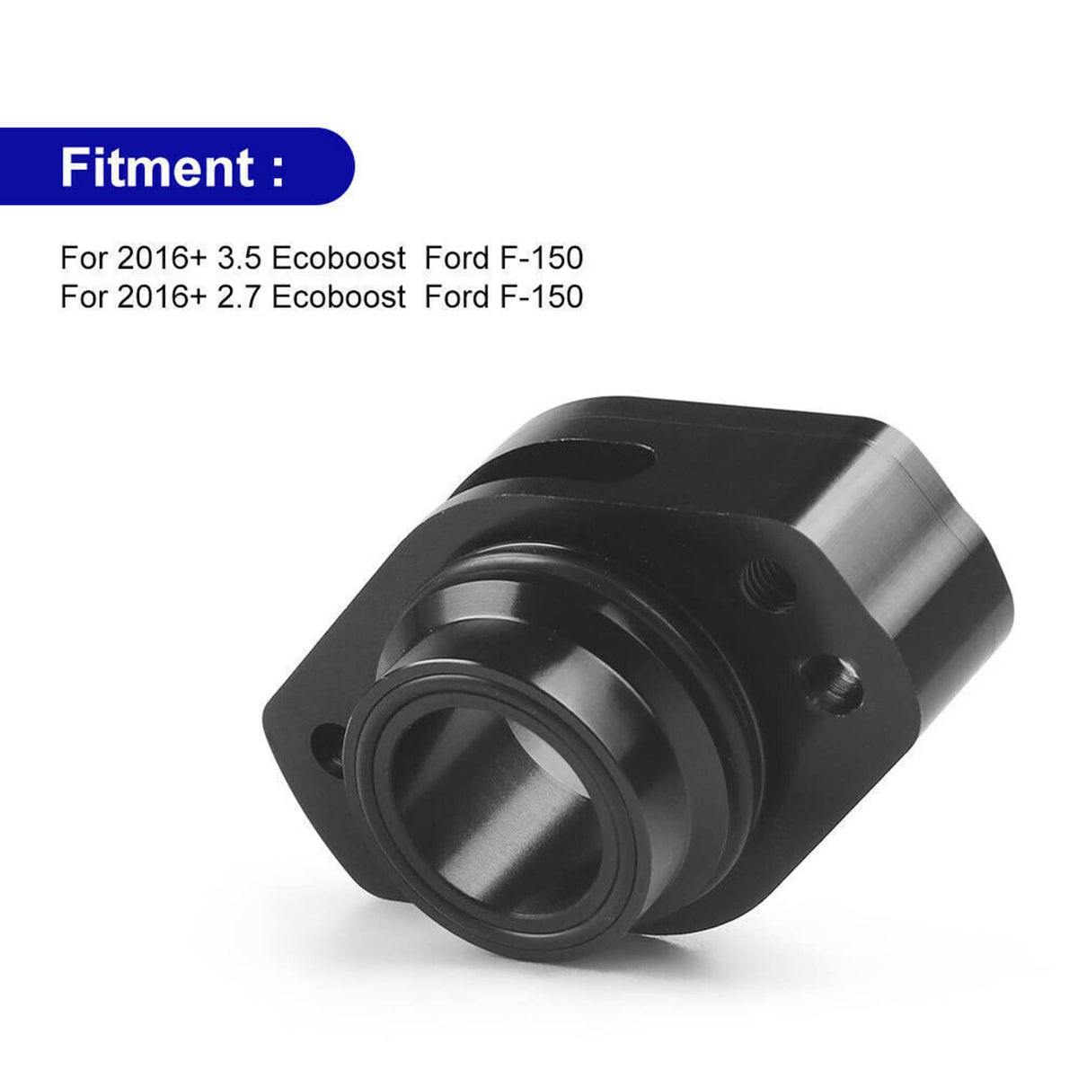 Solidspare Turbo Blow Off Valve Adapter BOV For 2016+ Ford F-150 2.7L 3.5L Ecoboost