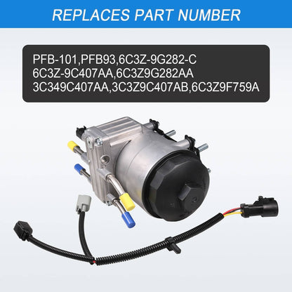 Solidspare Fuel Pump Assembly 6C3Z-9G282-C PFB-101 for Ford F250 F350 F450 F550 Super Duty