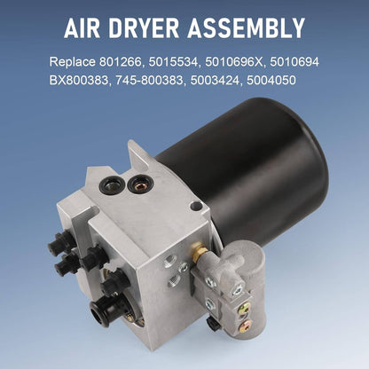 Solidspare Air Dryer AD-IS For Peterbilt & Kenworth Replaces Bendix 5010696X 801266 12V
