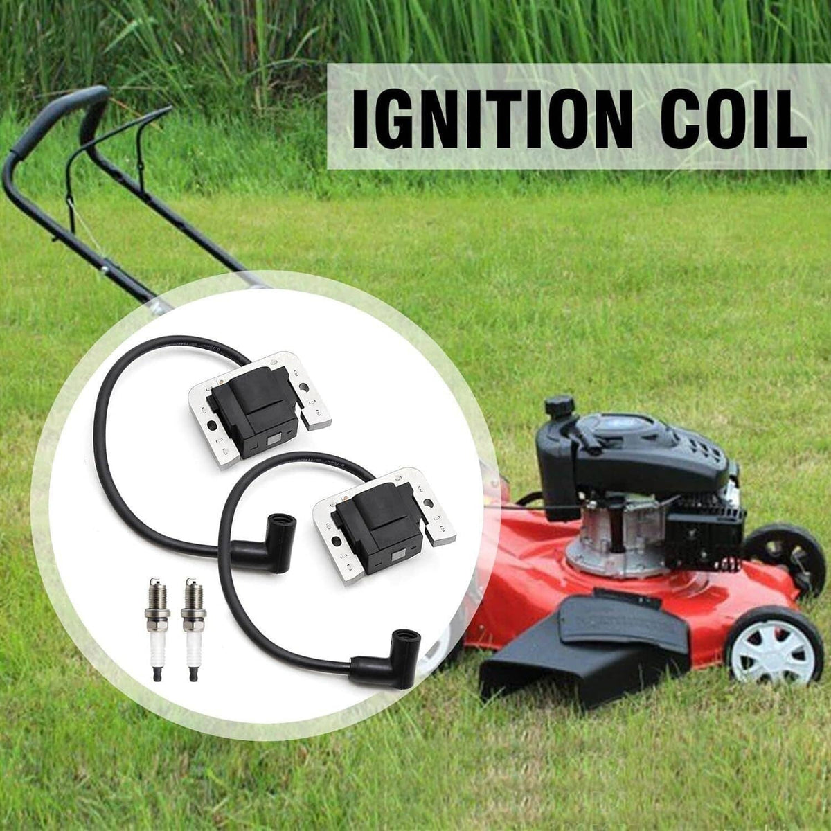 Solidspare 2Pcs Ignition Coil Module Set For Kohler Command Engines 27HP CH740 CV740 CH750