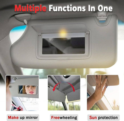 Solidspare Sun Visors Right & Left w/ Lighted Fit For Nissan Altima 2.5L 3.5L 2013-2018