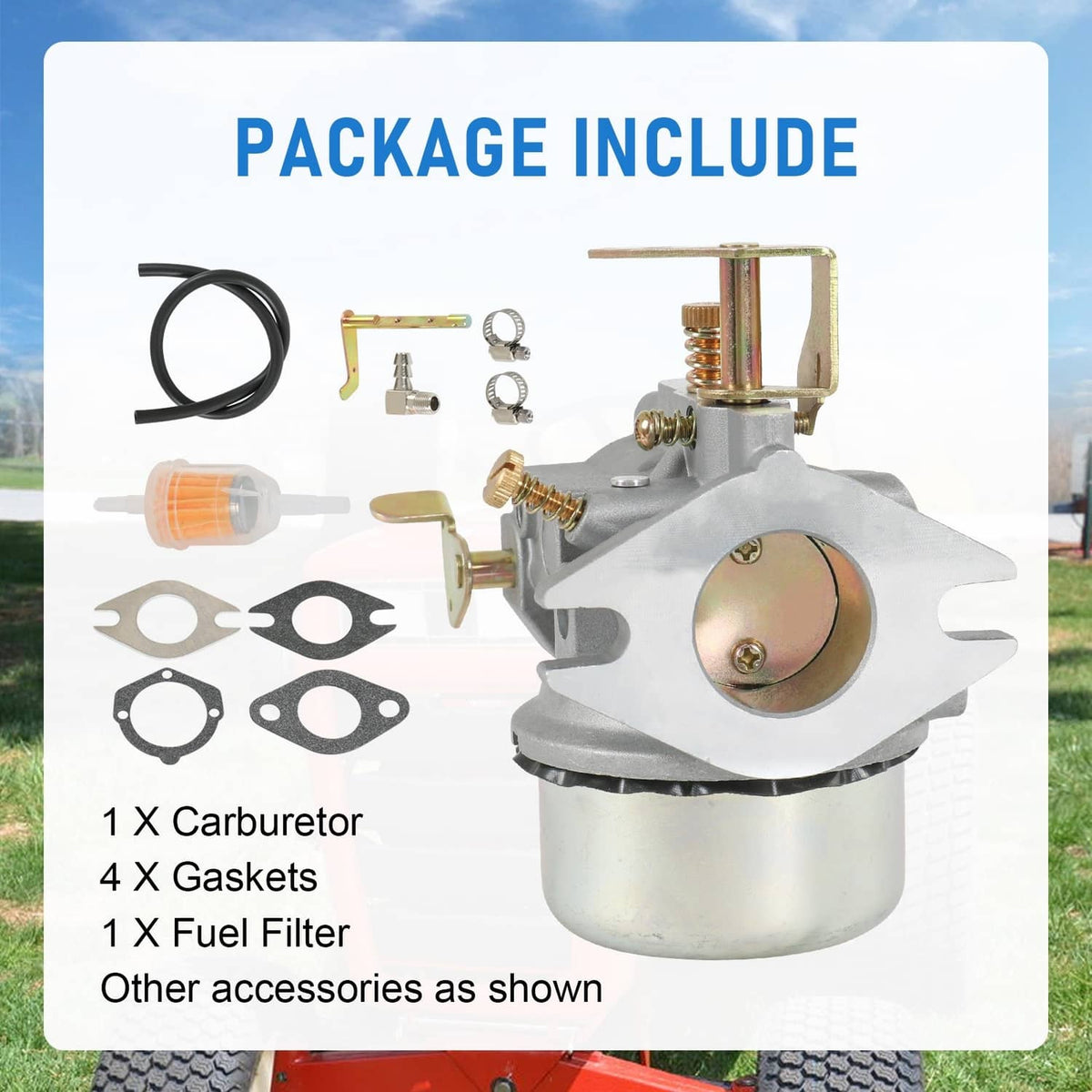 Solidspare Carburetor FITS FOR Kohler K241 K301 10HP 12HP Cast Iron Engines Carb Cub Cadet