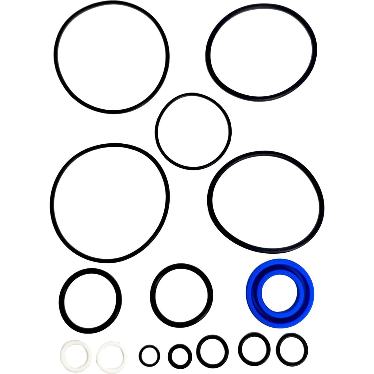 Solid Spare 214.50136 15Pcs Floor Jack Seal Kit Fit for Sears Craftsman MVP 50136 G-493LWM