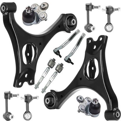 Solidspare 14pcs Suspension Kit Front Lower Control Arms K620383 for 2006-2011 Honda Civic
