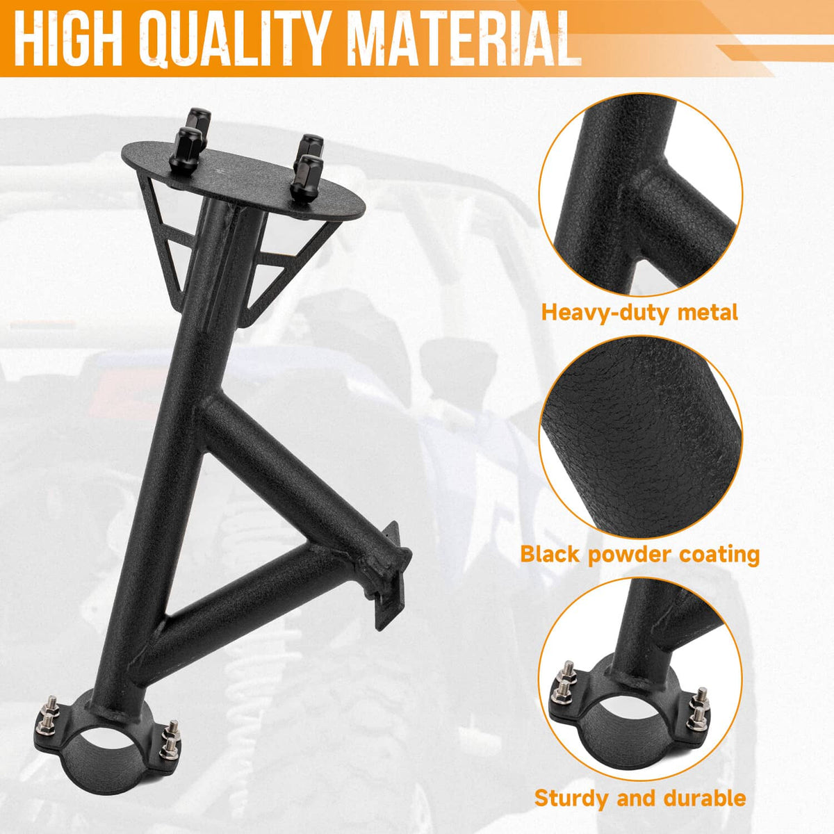 Solidspare Spare Tire Carrier Mount Rack 2017-2025 For Can-Am Maverick X3 Turbo Max R XDS