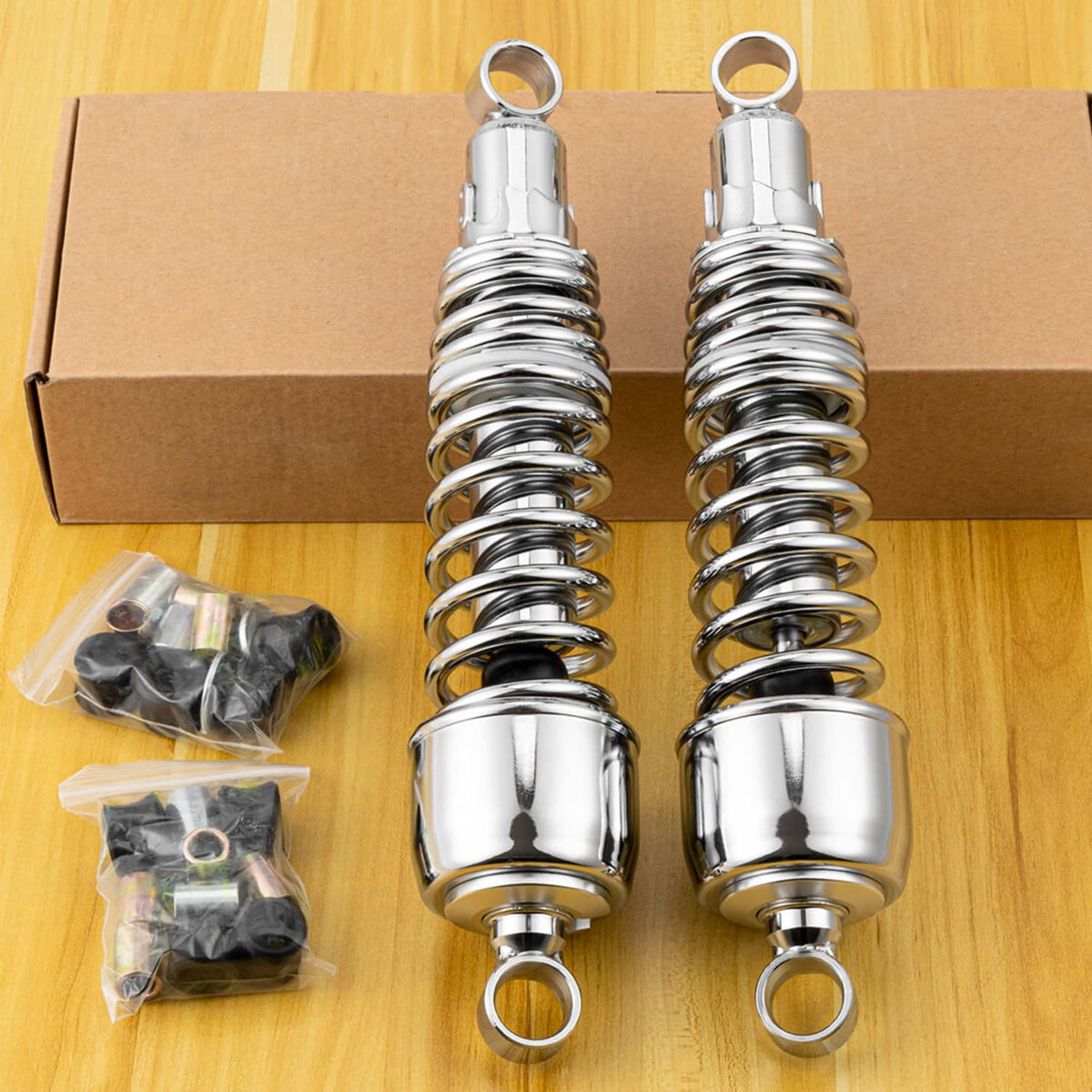 Solidspare For 2004-2012 Harley Sportster 1200 Custom XL1200C Heavy Duty Rear Shocks 13"