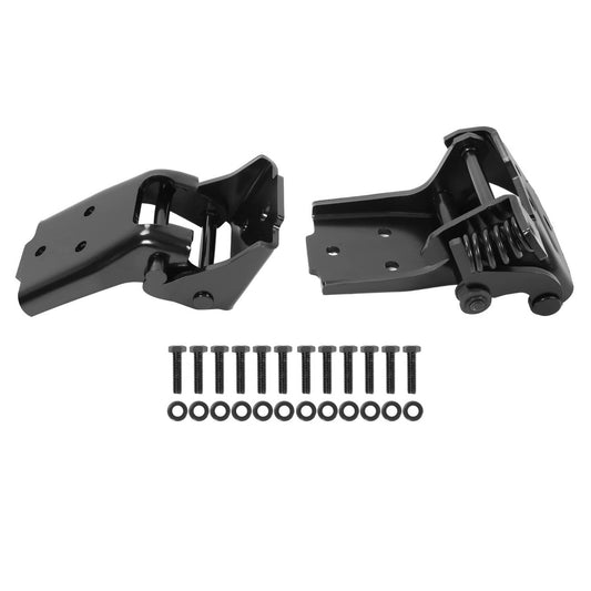 Solid Spare Door Hinge Set 2pc w/bolts For 68-72 Chevelle GTO Cutlass Skylark El Camino RH