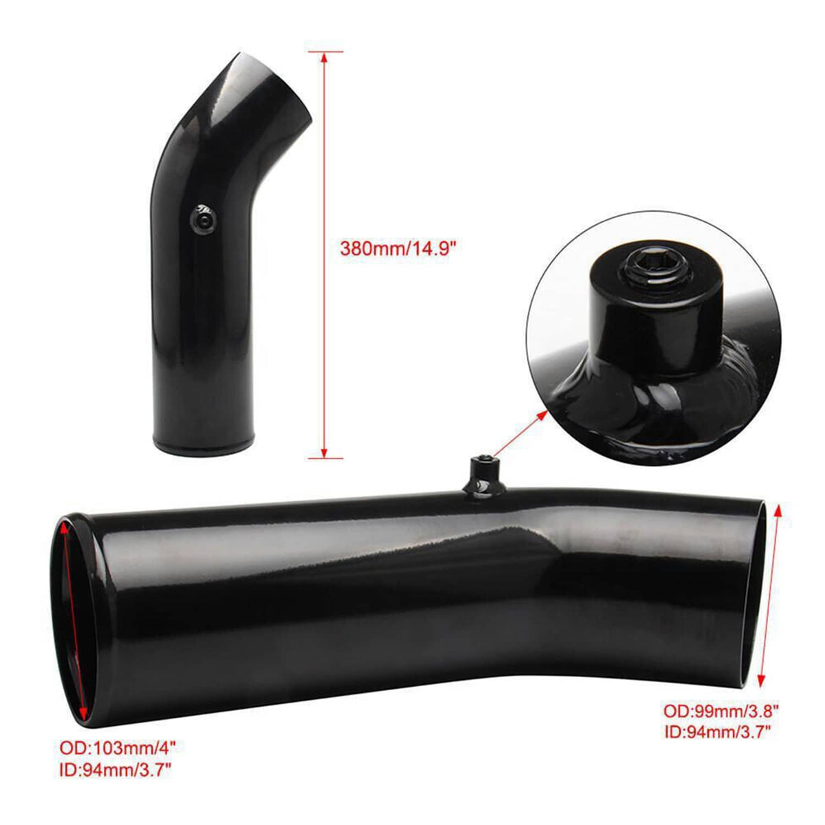 Solidspare Cold Air Intake Tube & Filter For 1999-03 Ford F250 F350 F450 F-250 7.3L Diesel