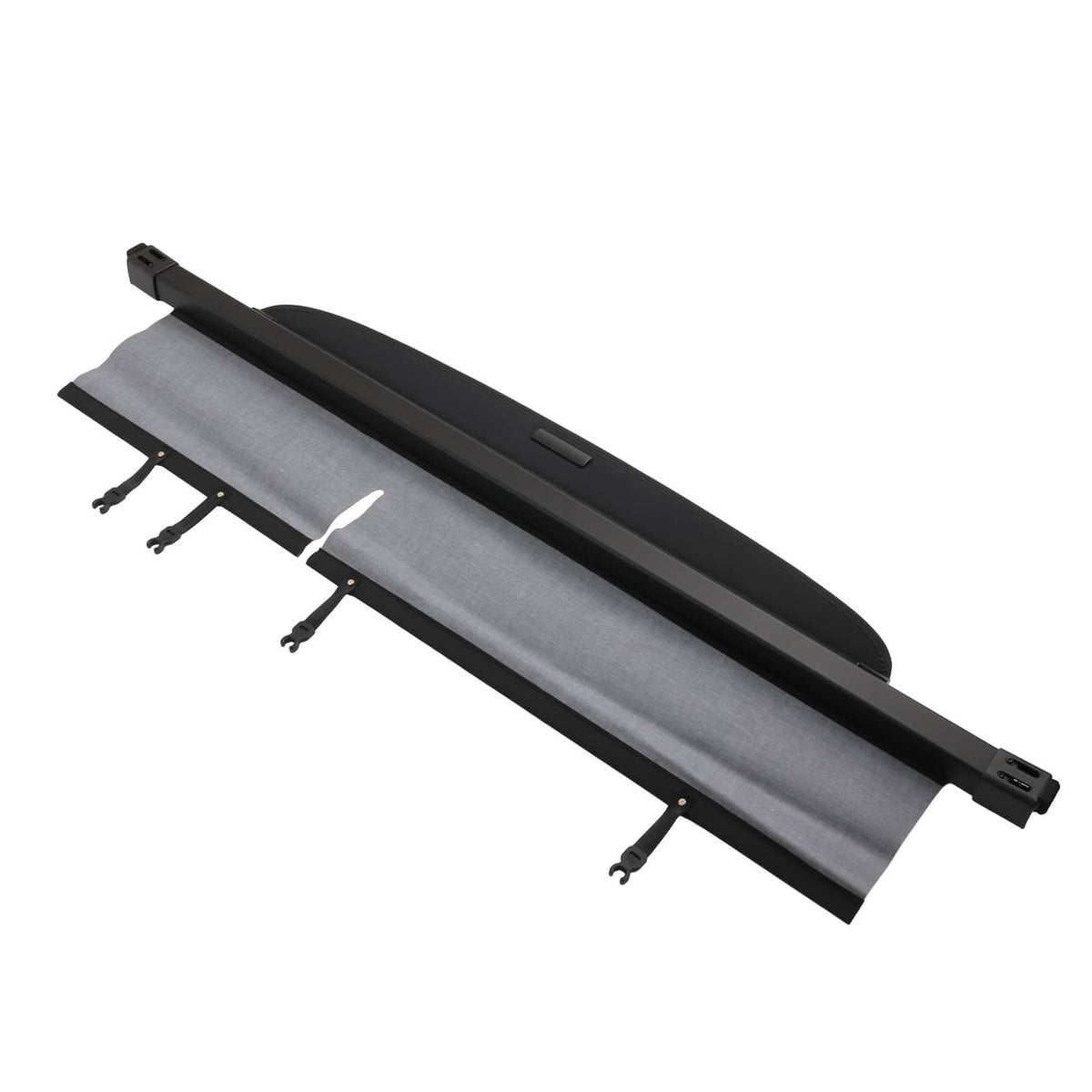 Solidspare Premium Retractable Cargo Cover Luggage Shade Black For 2007-2011 Honda CR-V CRV