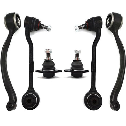 Solidspare 6x For 2011-18 BMW X3 X4 Front Lower Control Arm Ball Joint Suspension Kit Black