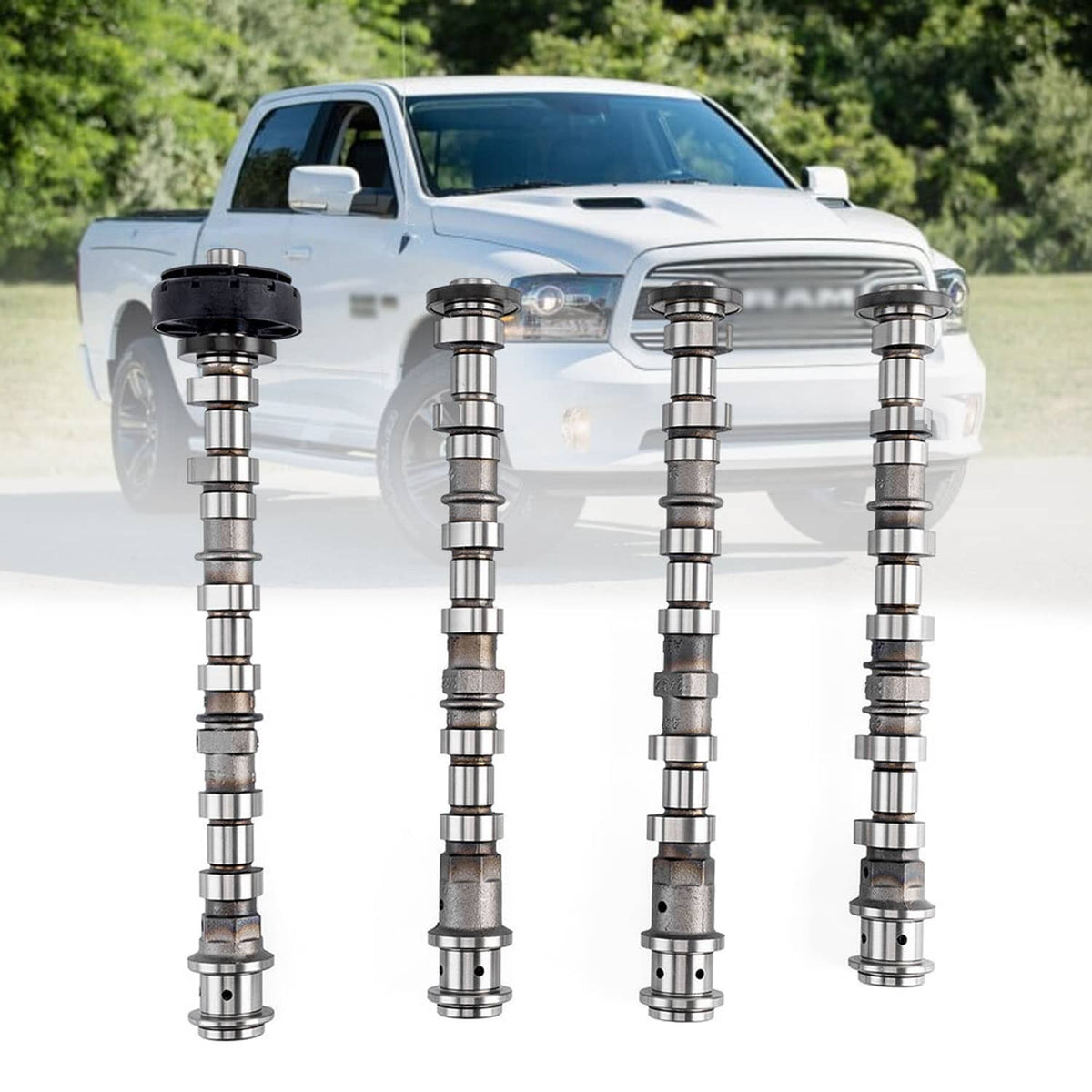 Solidspare 4Pcs Left & Right Camshaft Set For Chrysler 200 300 Dodge Ram 3.6L V6 Pentastar