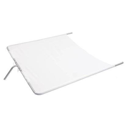 Solidspare Silvery+White Boat Sun Shade For Boats 25 Ft And Under Aluminium Powder Coated