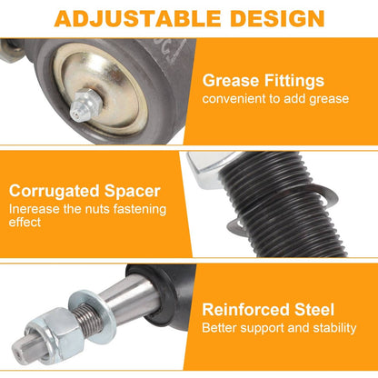 Solidspare Heavy duty steel Duty Tie Rod Ends Kit for Silverado 2500 HD 2001-2010 2K780100