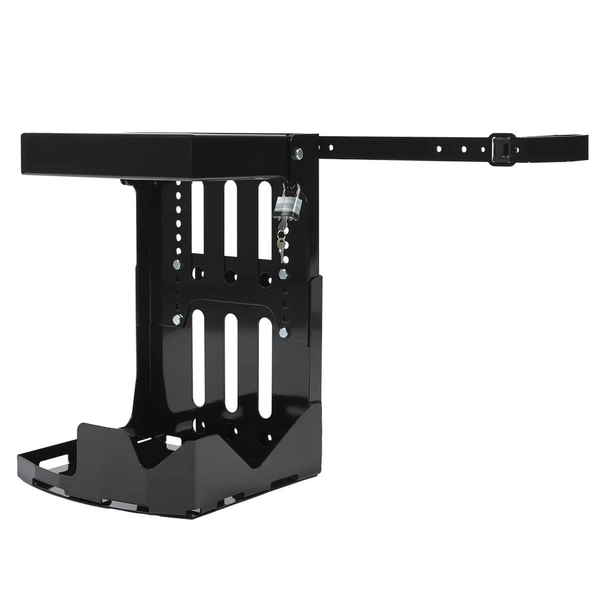 Solidspare Adjustable Trailer Rack For Lawn Landscape Trucks Back Pack Sprayer Blower Screw