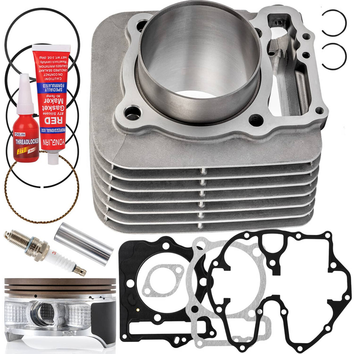 Solidspare For Honda TRX400EX Big Bore Cylinder Piston Gasket Kit 1999-2008 89mm 440cc