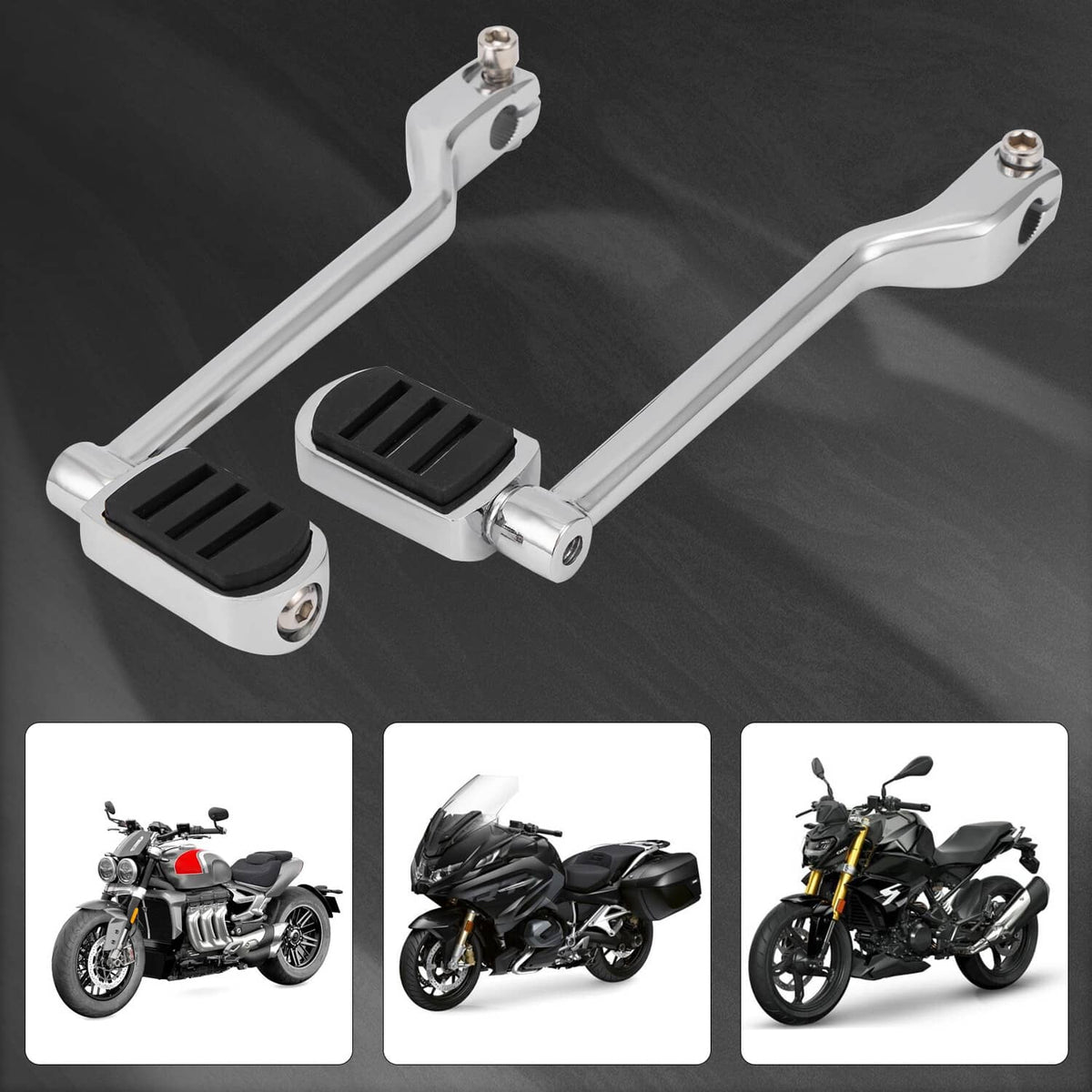 Solidspare Heel Toe Shift Lever Shifter Peg Pedal For Harley Electra Glide Heritage Softail