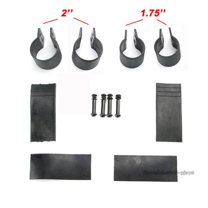 Solidspare Pair UTV Rear View Side Mirrors 1.75" 2 For Polaris RZR XP Crew 570 800 900 1000