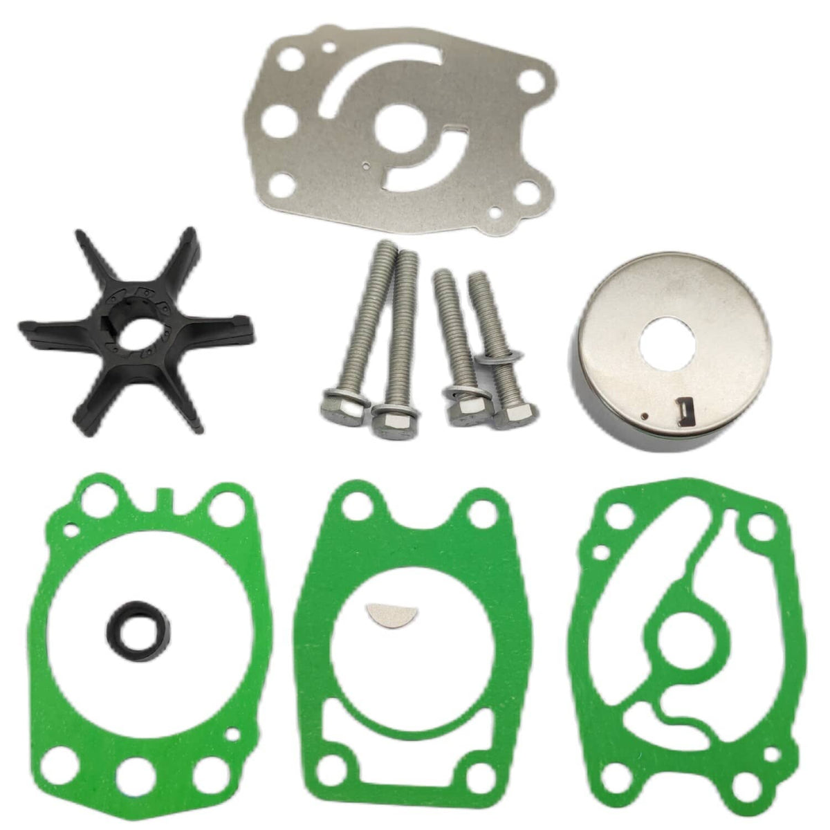 Solid Spare Water Pump Impeller Kit for Yamaha 2-Str 40 HP C40 Outboard 679-W0078-A0 18-3398