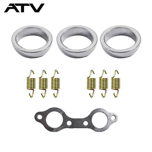 Solidspare For 2010 2011 2012 Polaris Ranger XP 800 4x4 Exhaust Pipe Donut Gasket Kit