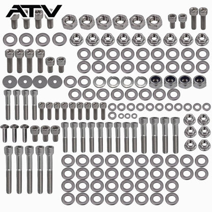 Solidspare For YAMAHA YFZ350 BANSHEE STAINLESS STEEL ATV BOLT SCREW KIT 667 PIECE