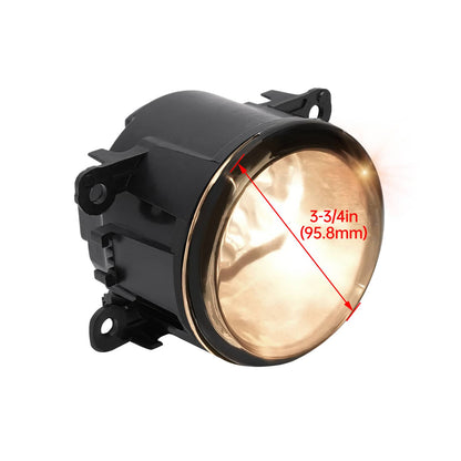 Solid Spare For Honda Pilot 2012-2015 Clear Lens Fog Lights Bumper Lamps w/Bulbs LH+RH 12-15