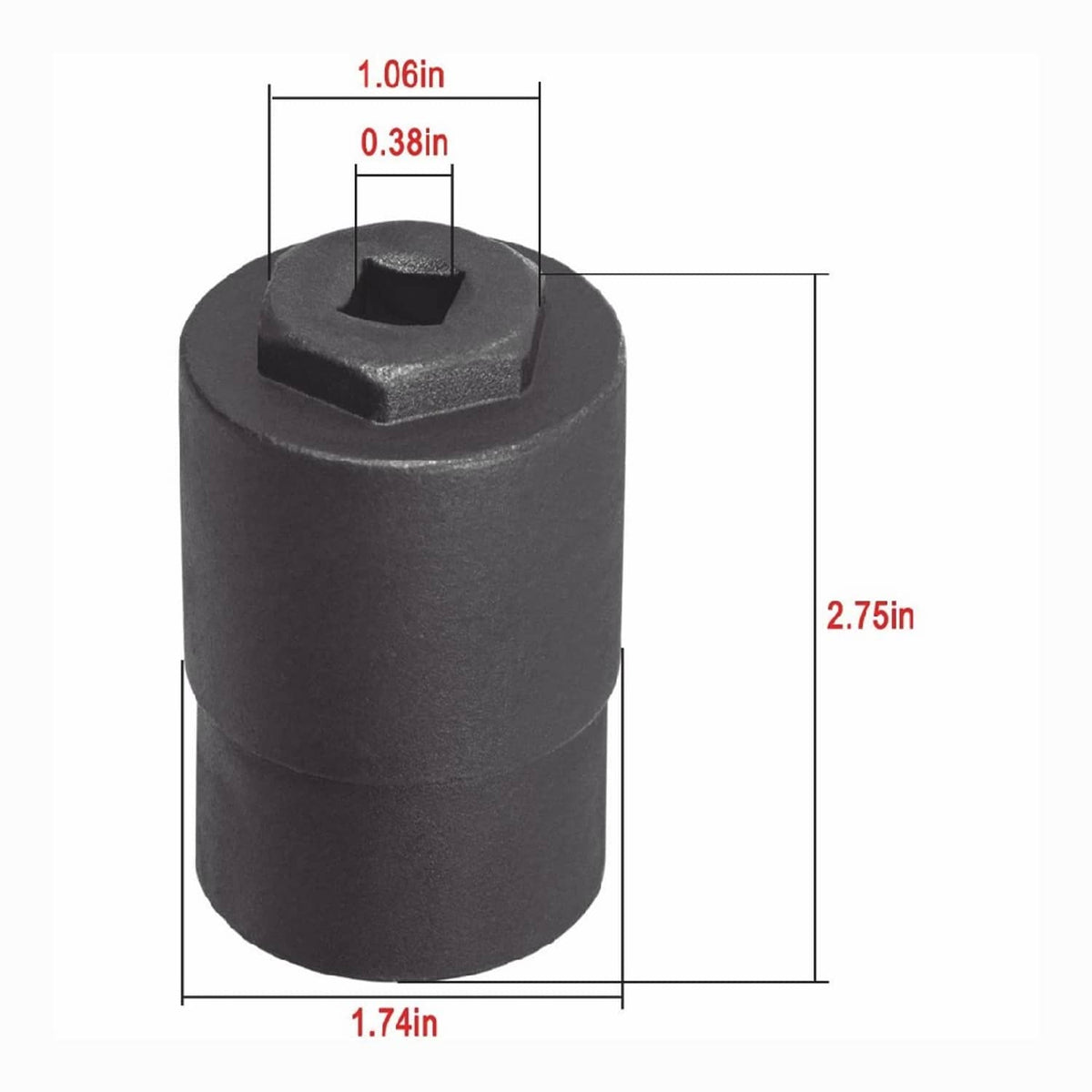 Solid Spare For 2003-2010 Ford 6.0L Powerstroke F250 F350 6.0 IPR Valve Socket with Seal Kit