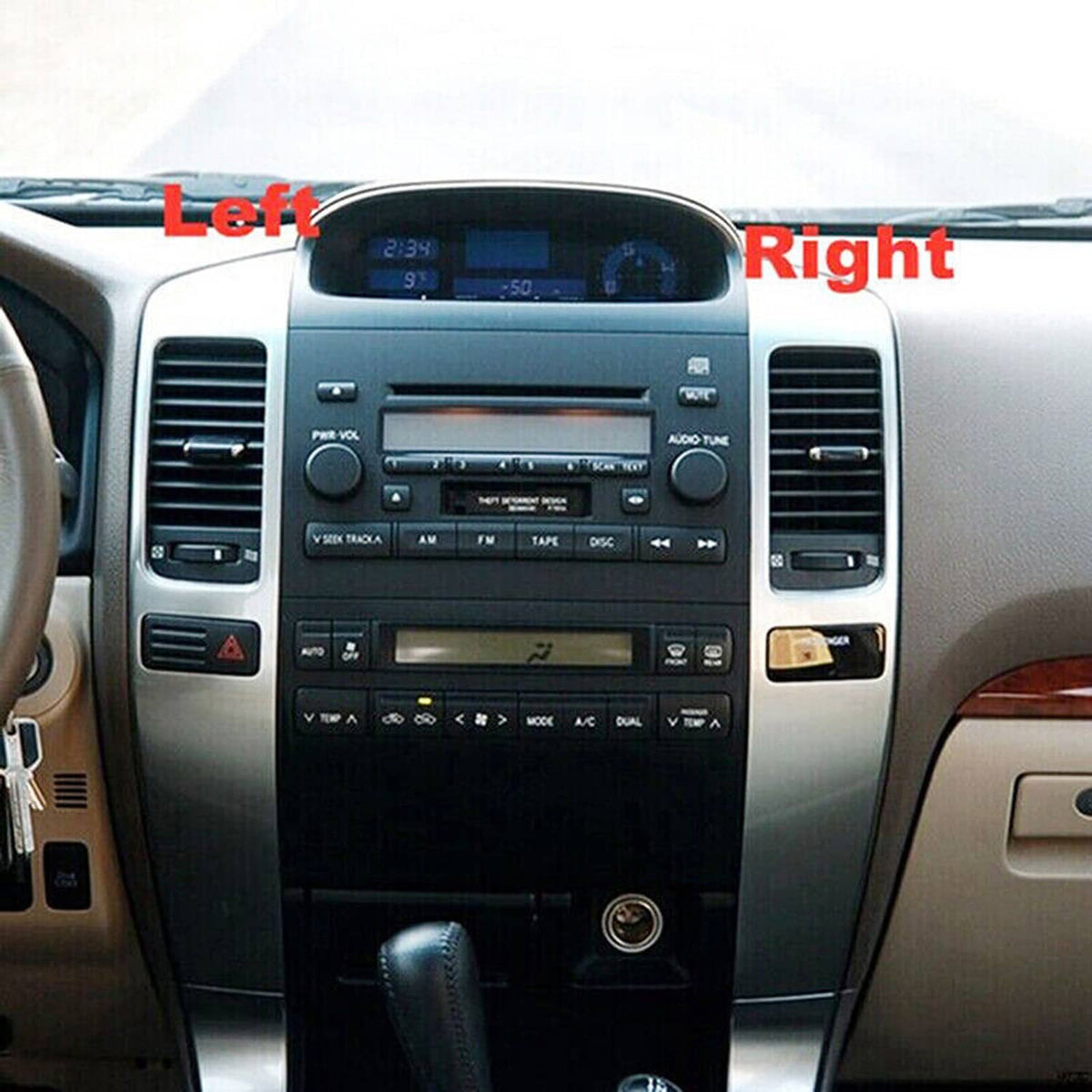 Solidspare Dashboard Air Vent Sensor Penal For 2003-2009 Toyota Land Cruiser Prado J120