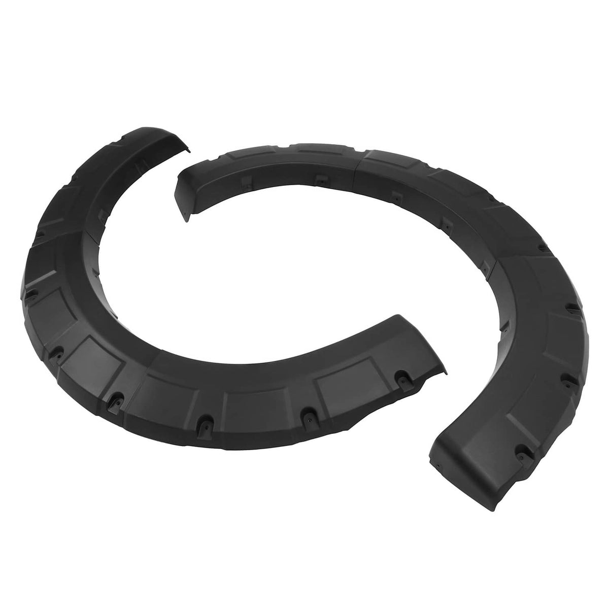 Solid Spare Pocket Rivet Fender Flares Kit Textured For 2018-2020 Ford F150 F-150 Plastic