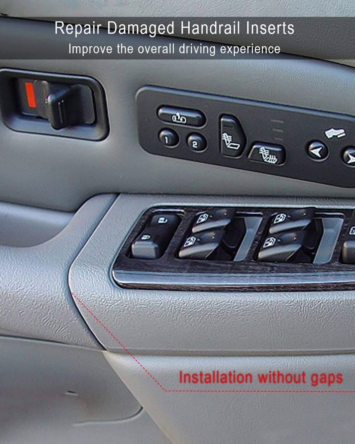 Solid Spare For Chevrolet/Chevy GM 99-06 Truck Suburban Driver Arm Rest Bracket GMT800,Left