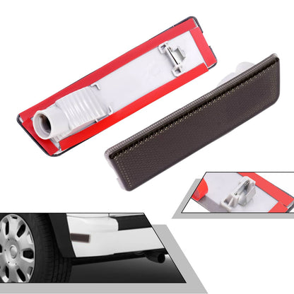 Solid Spare Rear Smoke Bumper Side Marker Light Reflector For Ford Transit Connect 2010-2013