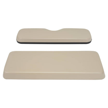 Solidspare Rear Tan Golf Cart Seat Bottom Back Cushion For EZGO TXT,RXV,ST,ST Sport,Valor