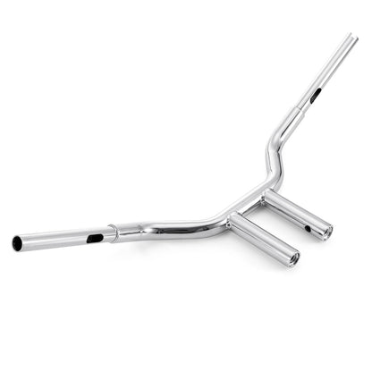 Solidspare 10" MX-T Bars Handlebar Chrome For Harley Softail FLS Sportster Dyna Low Rider