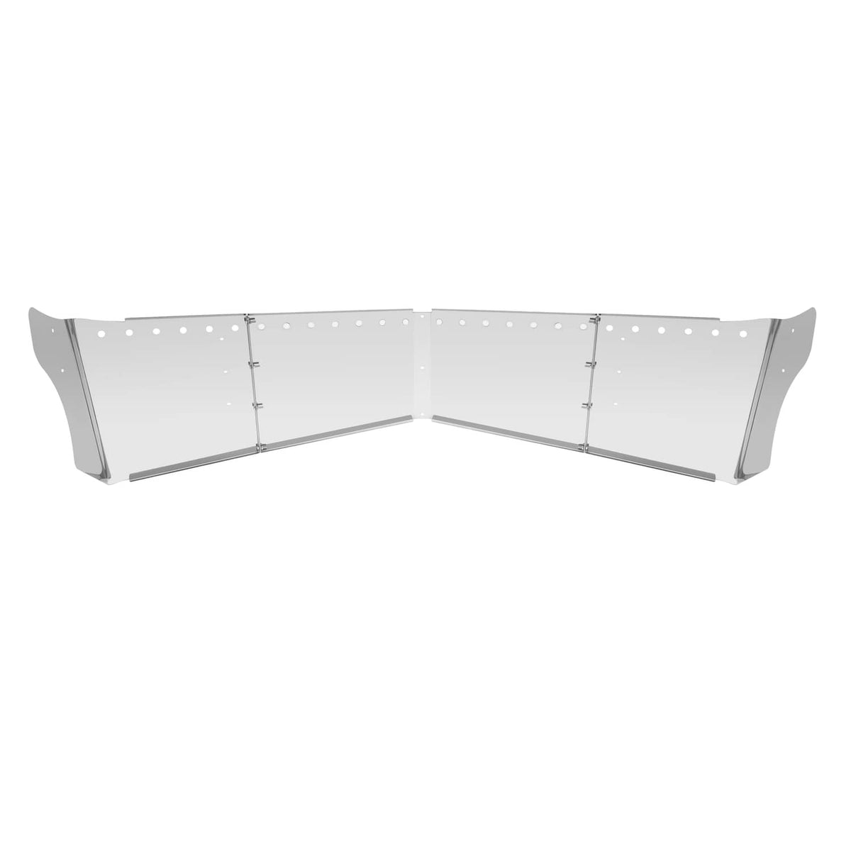 Solid Spare 14" Bulleye Hole Straight Wicked Sun Drop Visor Fit Kenworth T680 T880 W990