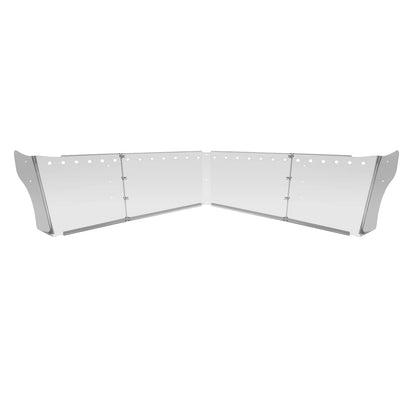 Solid Spare 14" Bulleye Hole Straight Wicked Sun Drop Visor Fit Kenworth T680 T880 W990