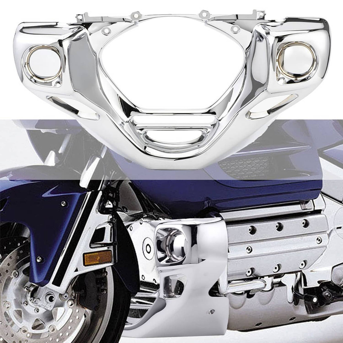 Solidspare ABS Engine Front Cowl Cover For Honda Goldwing GL1800 2001 2002 2003 2004-2011