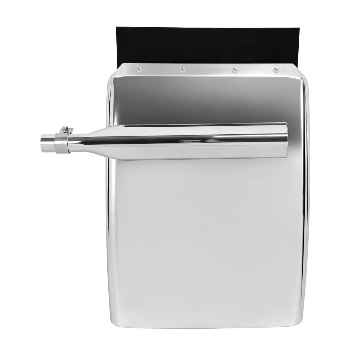 Solid Spare 34"x24" stainless steel quarter fender kit pair universal truck w/ Support Tube