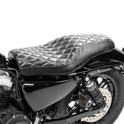 Solidspare Two-up Rider Driver Passenger Seat For Harley Sportster 883 XL883C XL1200 Custom