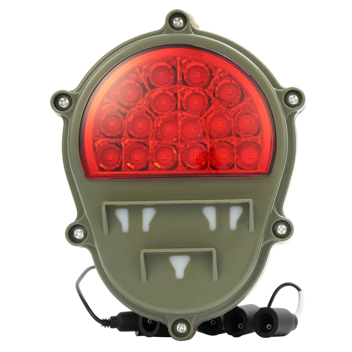 Solid Spare 2x LED Brake Lights Lamps New Red Rear Stop Tail Lights For Humvee M998 M35
