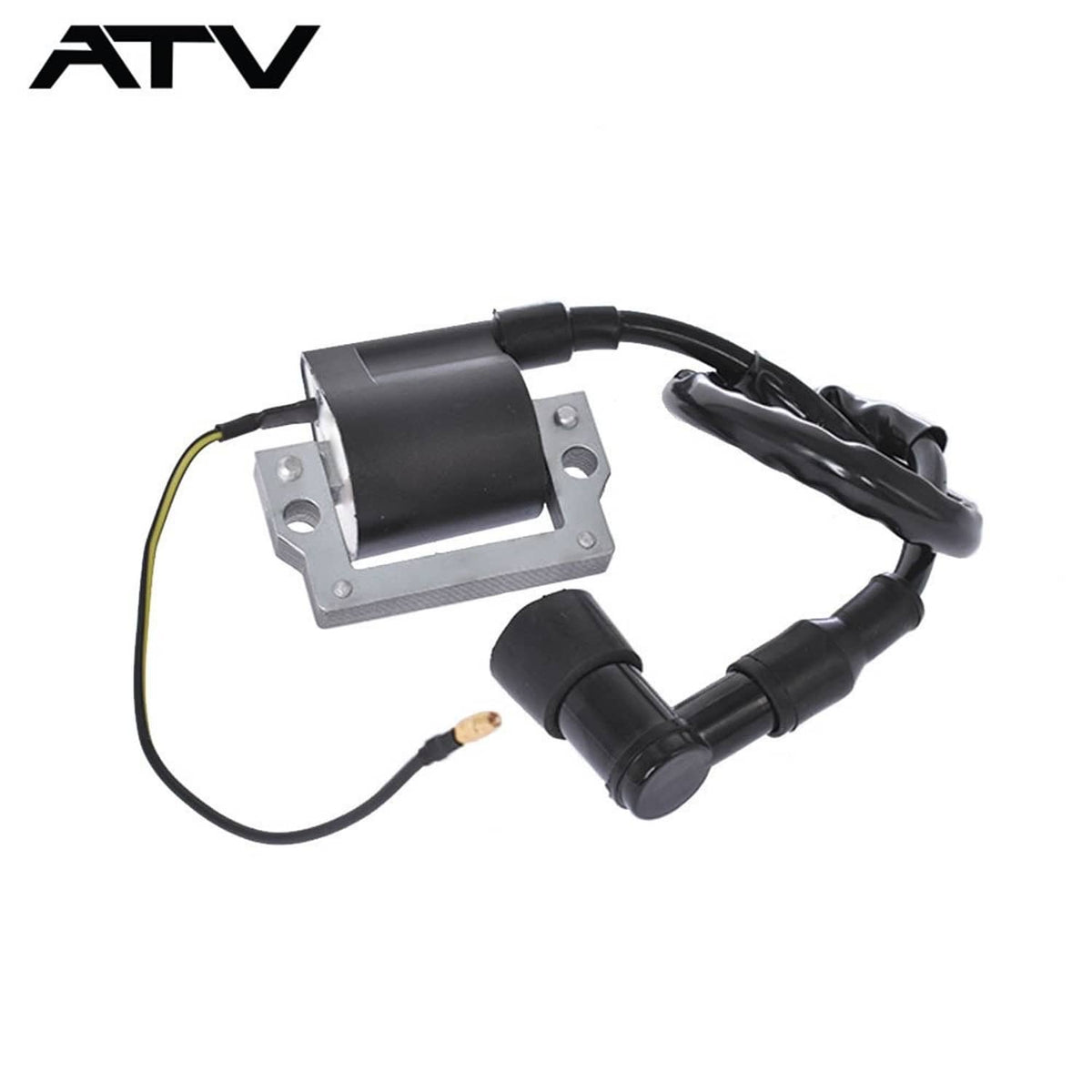 Solidspare NEW Black Ignition Coil For Golf Cart Yamaha G1 J10 1976-1986 ATV