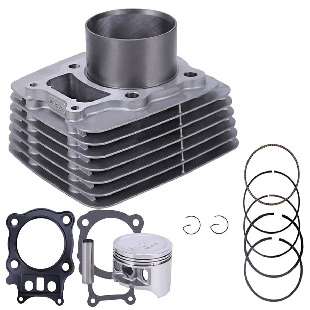 Solidspare Cylinder Piston Gaskets Top End Rebuild Kit For 2000-2006 Honda Rancher TRX350