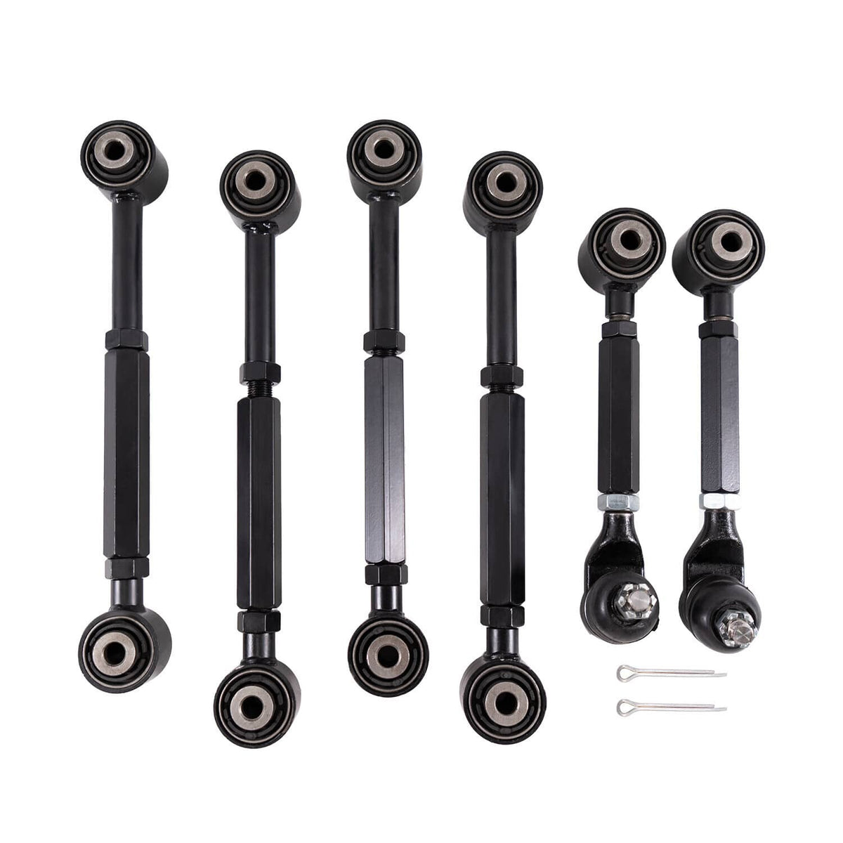 Solidspare 6pcs Rear Upper & Lower Control Toe Camber Arms For 2004-2008 Acura TSX 04-08
