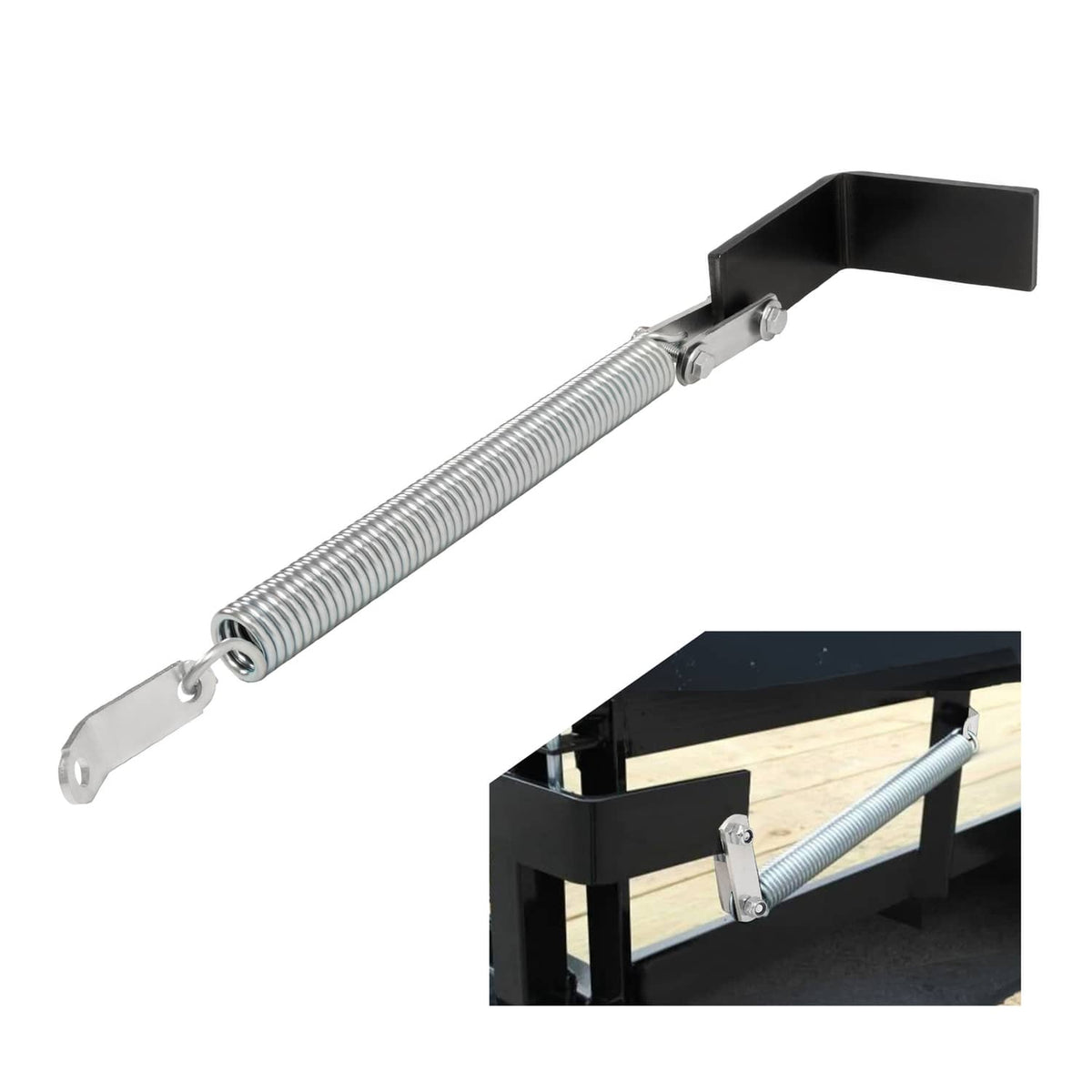 Solidspare Tail Gate Spring Lift Assist Right RH Steel For Universal Trailer Tailgates