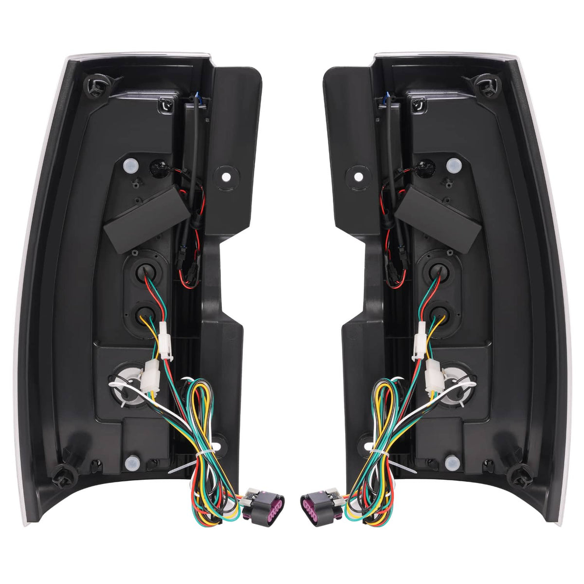 Solid Spare For Chevy Tahoe Suburban GMC Yukon 2007-2014 LED Brake Signal Lamps Tail Lights