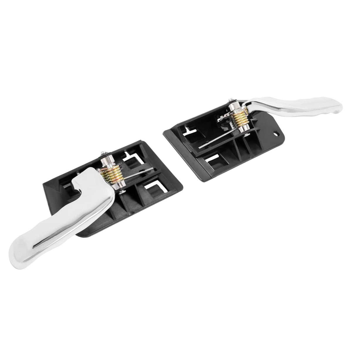 Solid Spare Fits GMC SIERRA 1500 2002-06 Interior Door Handles Drive + Passenger Side Chrome