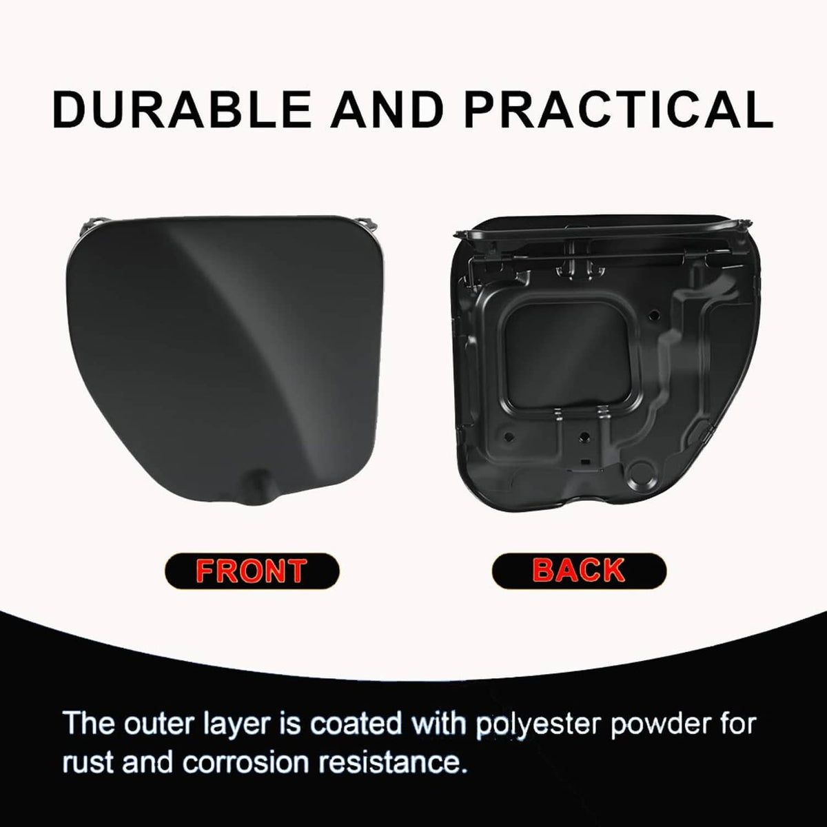 Solidspare Fuel Gas Door Cap 77305-04904 For 2005-2015 Toyota Tacoma Double Cab Short Bed