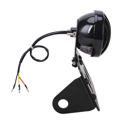 Solidspare Motorcycle LED Tail Brake Run Light Bracket For Harley Sportster Chopper Bobber