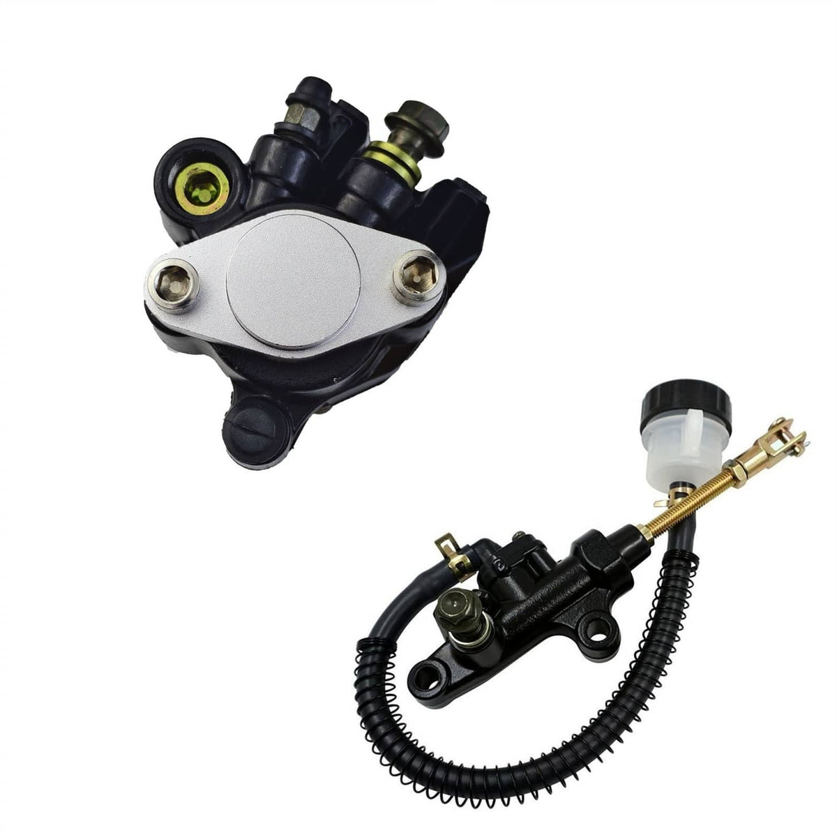 Solidspare Brake Caliper Kit with Rear Master Cylinder for Yamaha Warrior 350 1987-2001
