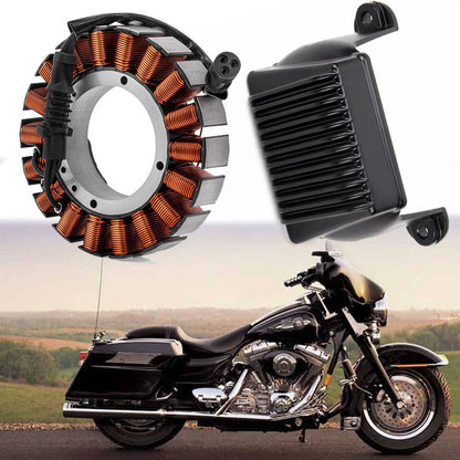 Solidspare Stator & Regulator Rectifier For 06-2008 Harley Road King FLHR / Road Glide FLTR