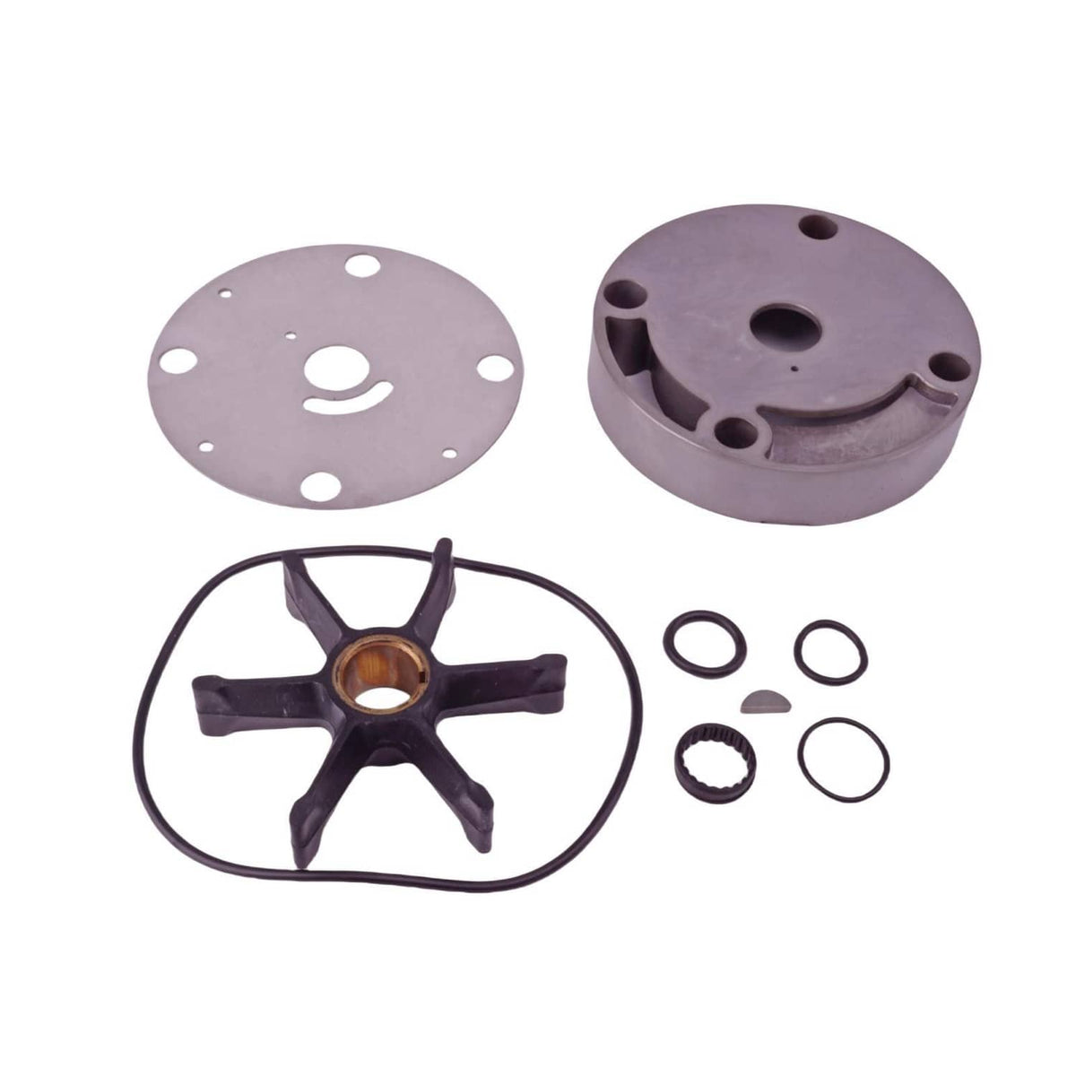 Solid Spare Water Pump Impeller Rebuild Kit w/Housing OMC Stringer 1969-1985 983218 0983218